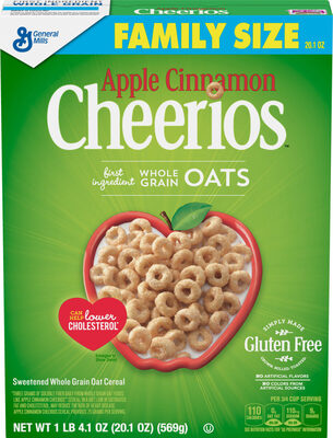 Apple Cinnamon Cheerios Gluten Free Breakfast Cereal