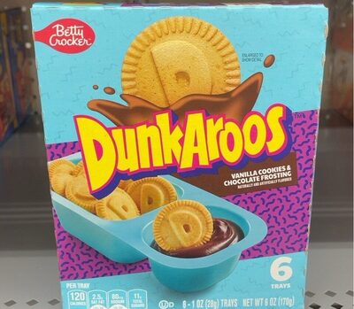 DunkAroos Chocolate Cookies and Double Chocolate Frosting 6 Count