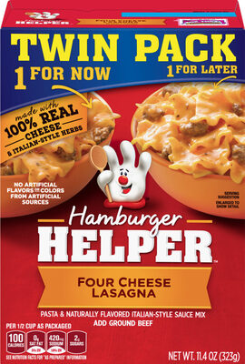 Four Cheese Lasagna Hamburger Helper Twin Pack