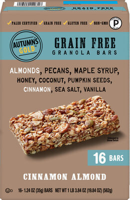Cinnamon Almond Granola Bars