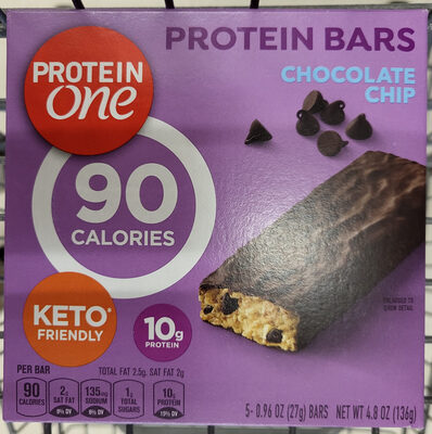 Protein One 90 Calorie Chocolate Chip Bars 5 Count