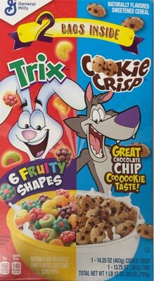 Cookie Crisp and Trix Cereal 2 Pack