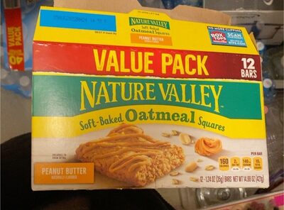 Nature Valley Peanut Butter Soft Baked Oatmeal Squares 12 Count