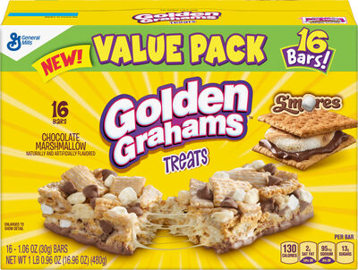 Golden Grahams S'mores Treat Bars 16 Count