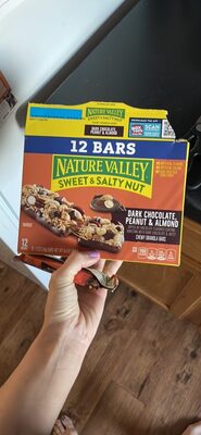 Nature Valley Sweet & Salty Nut Dark Chocolate Peanut & Almond Granola Bars 12 Count