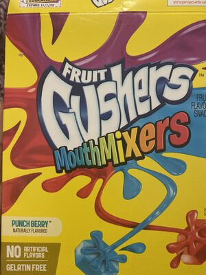 Gushers Flavor Mixers Fruit Flavored Snacks 6 Count