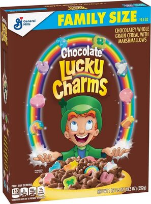 Chocolate Lucky Charms Cereal