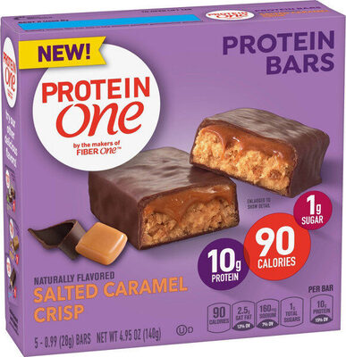 Salted Caramel Crisp Protein Bars, Salted Caramel Crisp