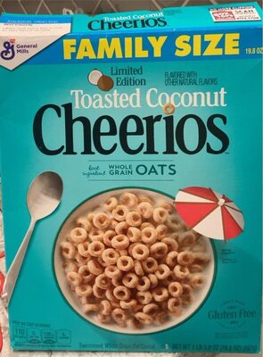 Toasted Coconut Sweetened Whole Grain Oat Cereal, Toasted Coconut