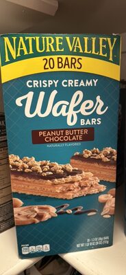 Nature Valley Peanut Butter Chocolate Crispy Creamy Wafer Bars 20 Count