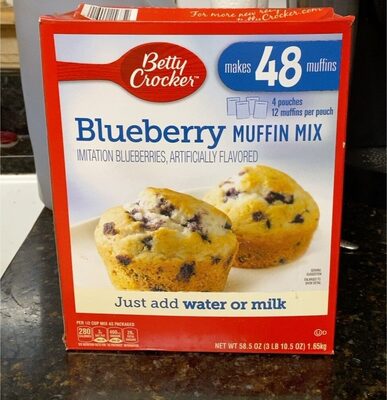 Blueberry Flavored Muffin Mix, Blueberry