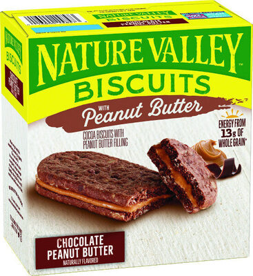 Nature Valley Chocolate Peanut Butter Biscuits 5 Count