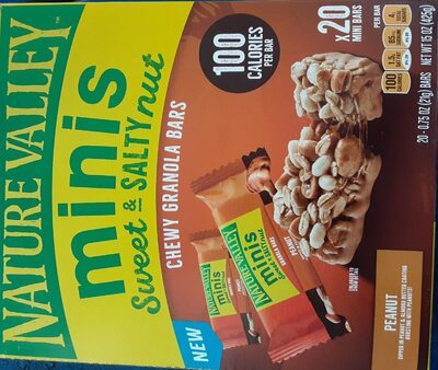 Peanut Minis Sweet & Salty Nut Chewy Granola Bars, Peanut