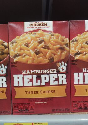 Three Cheese Hamburger Helper