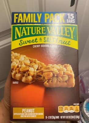 Nature Valley Sweet & Salty Nut Peanut Granola Bars 15 Count