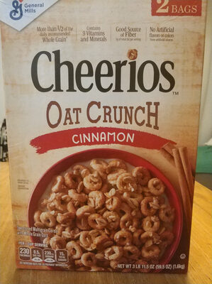 Cheerios Cinnamon Oat Crunch Cereal