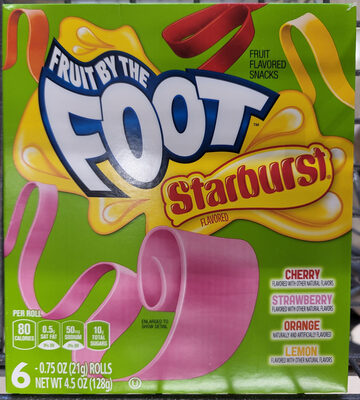 Starburst Fruit by the Foot 6 Count