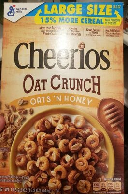 Cheerios Oats 'N Honey Oat Crunch Cereal