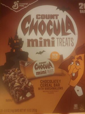 Chocolatey Cereal With Marshmallows Mini Treats Bars, Chocolatey With Marshmallows