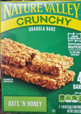 Nature Valley Crunchy Oats 'n Honey Granola Bars 2 Count