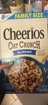 Cheerios Almond Oat Crunch Cereal