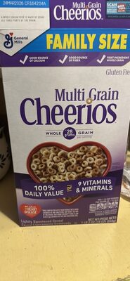 Multi Grain Cheerios Gluten Free Breakfast Cereal Family Size