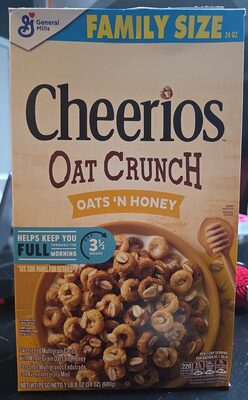 Cheerios Oats 'N Honey Oat Crunch Cereal