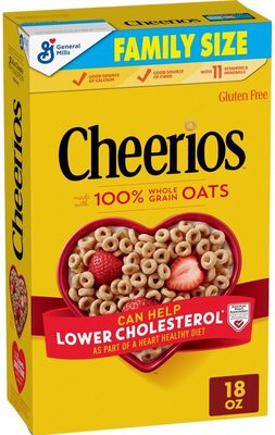 Cheerios Original Gluten Free Breakfast Cereal Family Size