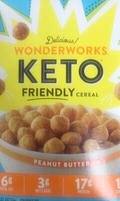 Wonderworks Keto Friendly Peanut Butter Cereal