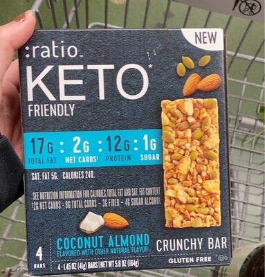 Coconut Almond Crunchy Bars, Coconut Almond