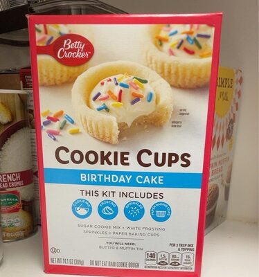 Betty Crocker Birthday Cake Cookie Cups