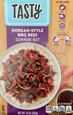 Korean-Style BBQ Beef Dinner Kit, Korean-Style BBQ Beef