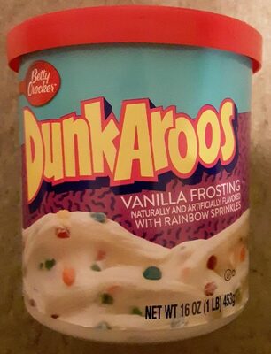 Betty Crocker Dunkaroos Vanilla Frosting With Rainbow Sprinkles, 16 Oz