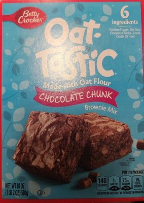 Betty Crocker Oat-Tastic Chocolate Chunk Brownie Mix