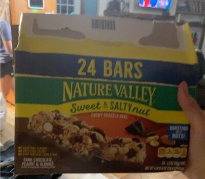 Nature Valley Sweet & Salty Nut Dark Chocolate Peanut & Almond Granola Bars 24 Count