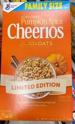 Pumpkin Spice Cheerios Cereal