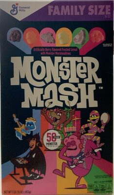 General Mills Monster Mash Remix Breakfast Cereal Family Size
