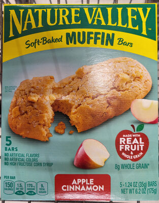 Nature Valley Soft-Baked Apple Cinnamon Muffin Bars 5 Count