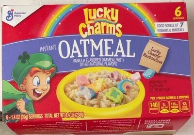 Vanilla Flavored Instant Oatmeal, Vanilla