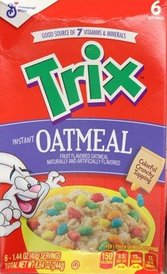 Fruit Flavored Instant Oatmeal