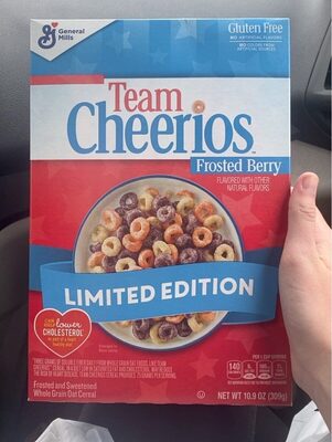 Team Cheerios Frosted Berry Cereal