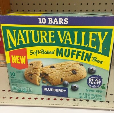 Nature Valley Soft-Baked Blueberry Muffin Bars 10 Count