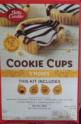 S'Mores Cookie Cups, S'Mores