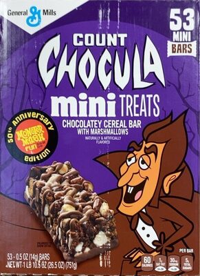 Count Chocula Mini Treat Bars 53 Count