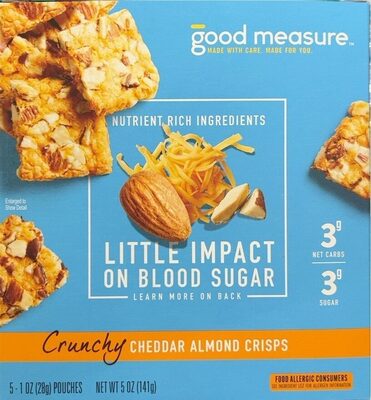 Good Measure Cheddar Almond Crisp 5 Count