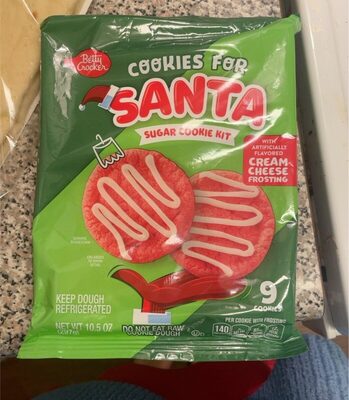 Betty Crocker Ready to Bake Cookies for Santa