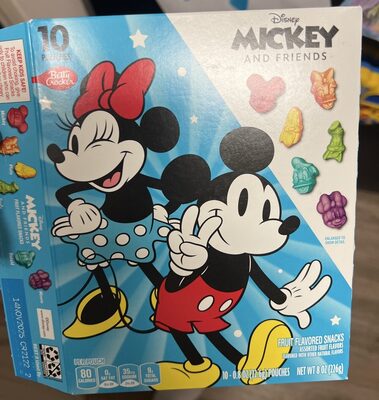 Betty Crocker Mickey and Friends Fruit Snacks 10 Count