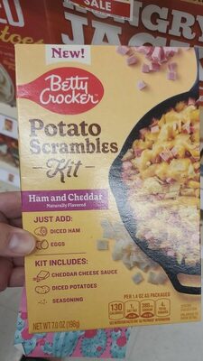 Betty Crocker Ham and Cheddar Potato Scrambles