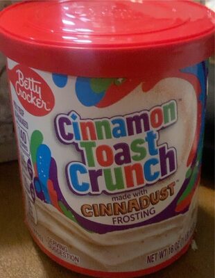 Betty Crocker Cinnamon Toast Crunch Cinnadust Frosting
