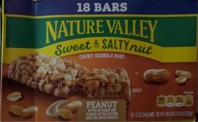 Nature Valley Sweet & Salty Nut Peanut Granola Bars 18 Count